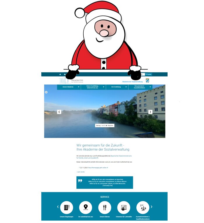 Infografik Aktuelles Eröffnung neue Homepage